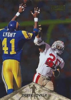 Derek Loville San Francisco 49ers 1996 Pinnacle NFL Foil #145